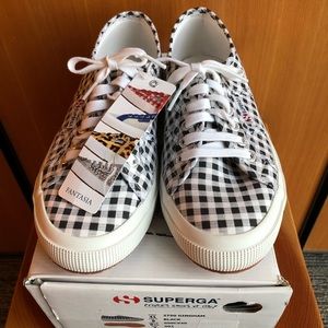 NWT Superga 2750 sneakers in gingham